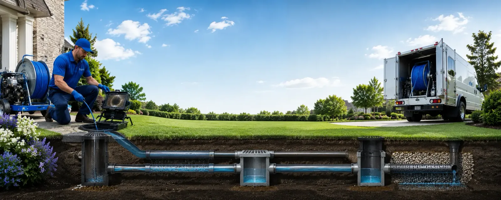 Outdoor drain cleaning information for Omaha, IL